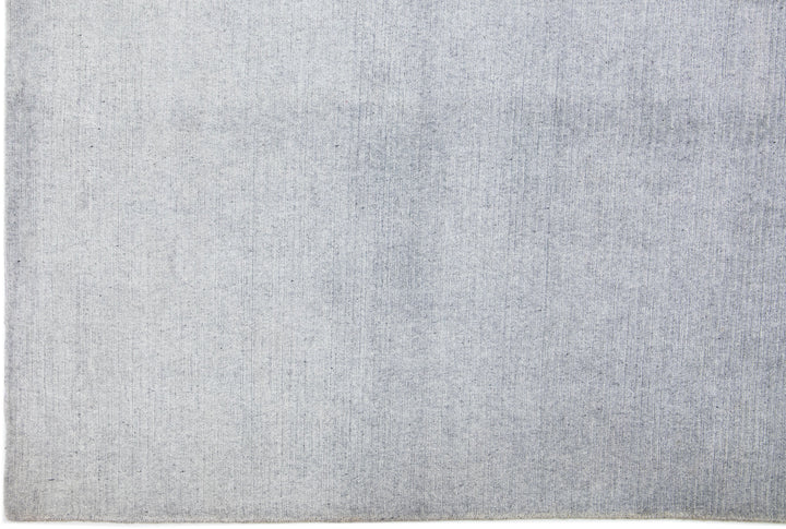 Modern Wool and Silk Rug 10 X 14