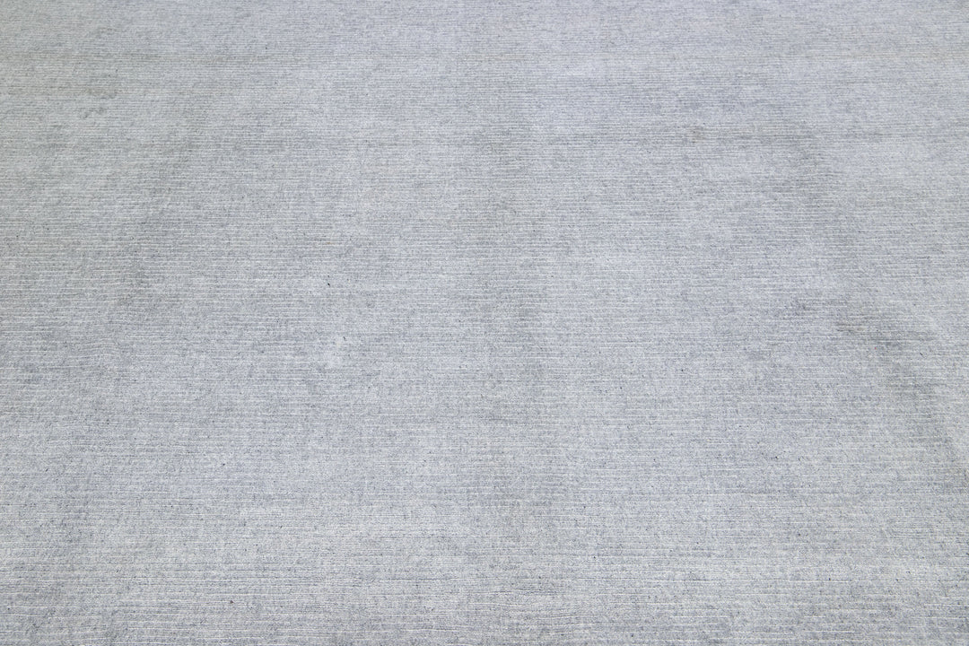 Modern Wool and Silk Rug 10 X 14