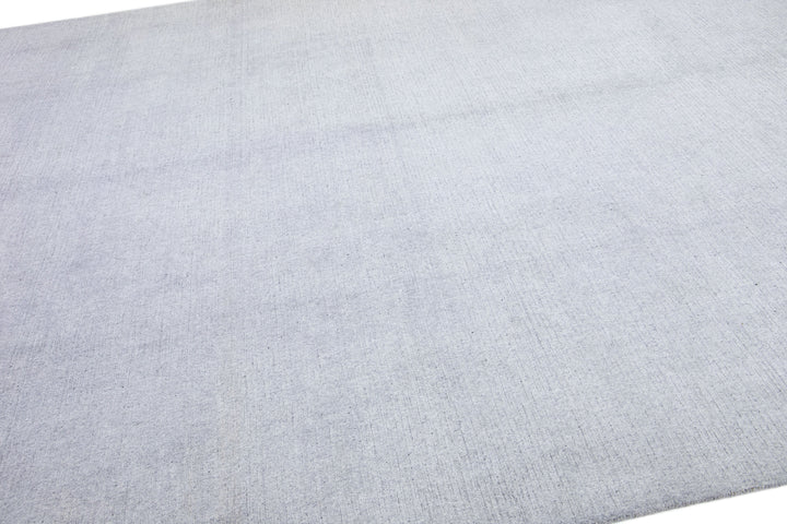 Modern Wool and Silk Rug 10 X 14