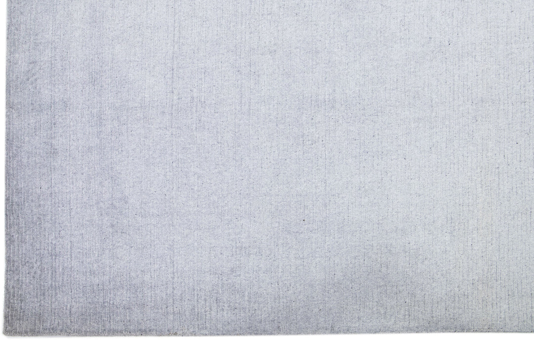 Modern Wool and Silk Rug 10 X 14