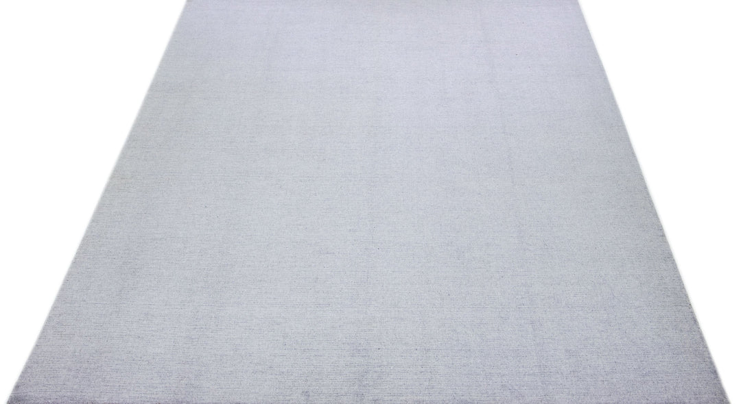 Modern Wool and Silk Rug 10 X 14