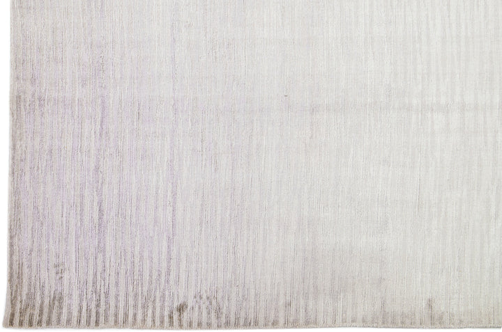 Modern Wool and Silk Rug 10 X 14