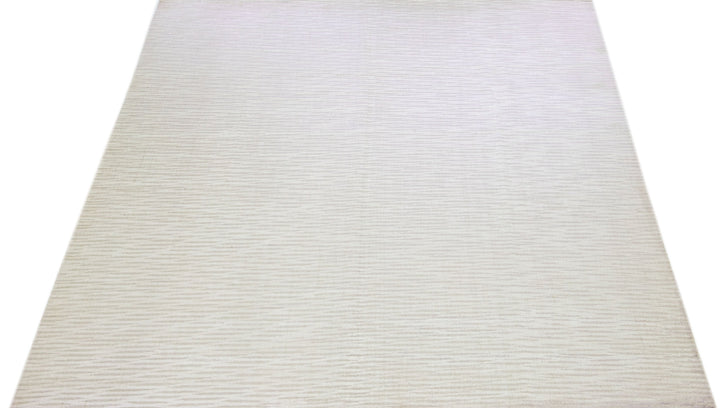 Modern Wool and Silk Rug 10 X 14