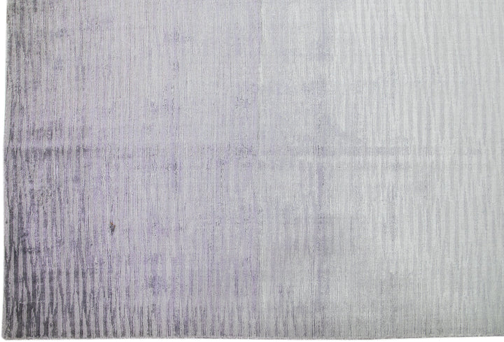 Modern Wool and Silk Rug 10 X 14