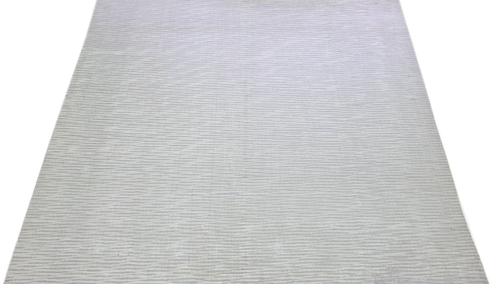Modern Wool and Silk Rug 10 X 14