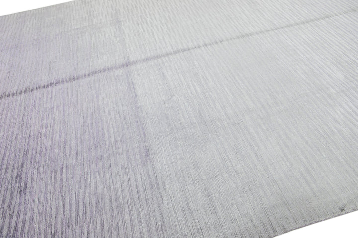 Modern Wool and Silk Rug 10 X 14