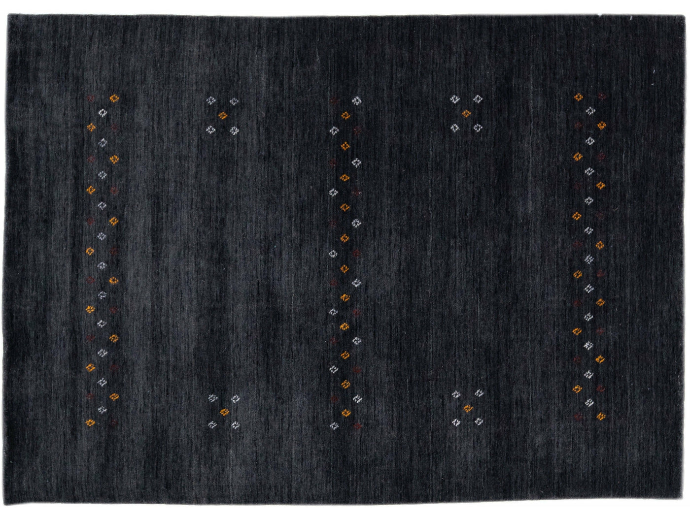 Modern Gabbeh Wool Rug 4 X 6