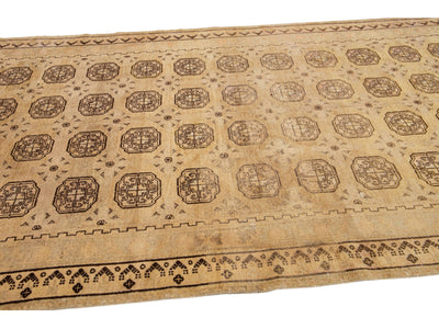 Antique Khotan Wool Rug 6 X 13