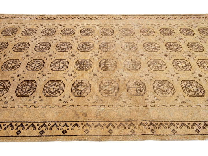 Antique Khotan Wool Rug 6 X 13