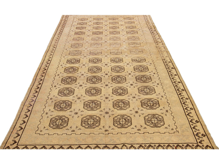Antique Khotan Wool Rug 6 X 13