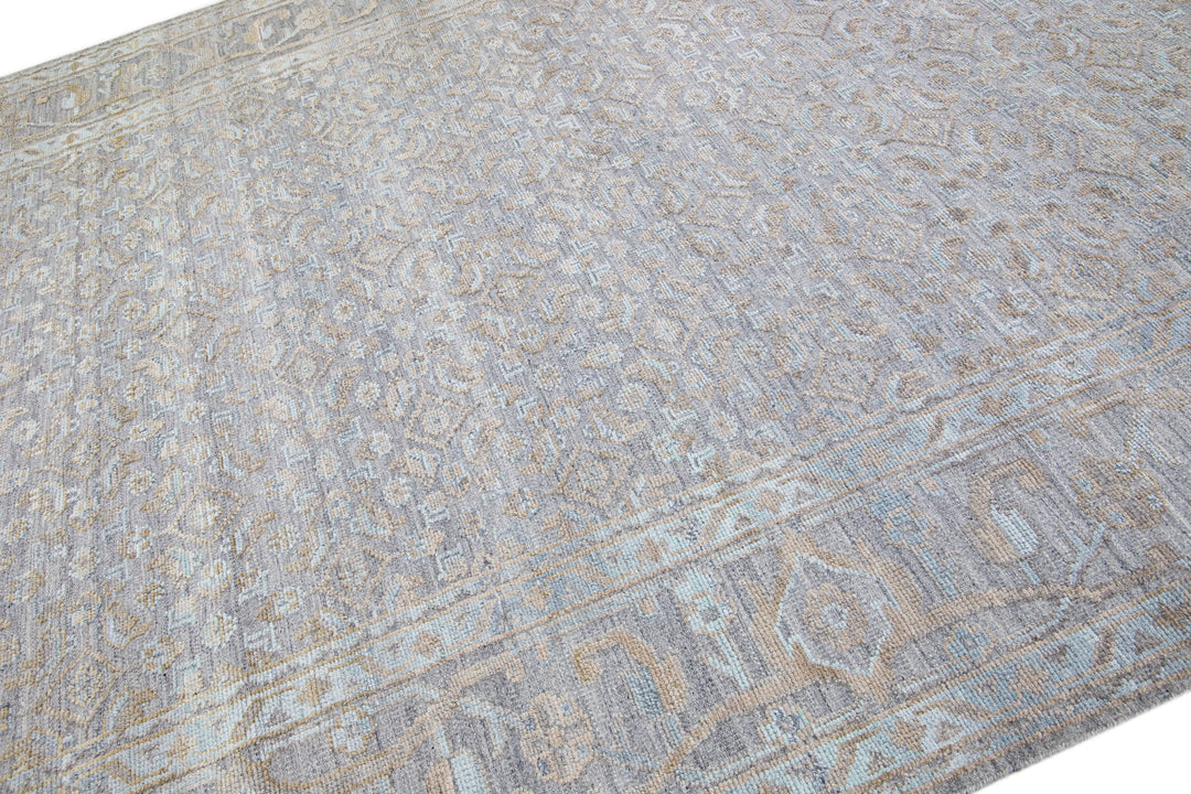 Modern Transitional Wool Rug 10 X 14