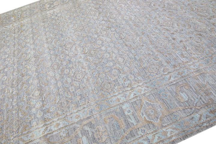 Modern Transitional Wool Rug 10 X 14