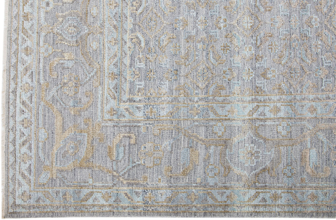 Modern Transitional Wool Rug 10 X 14