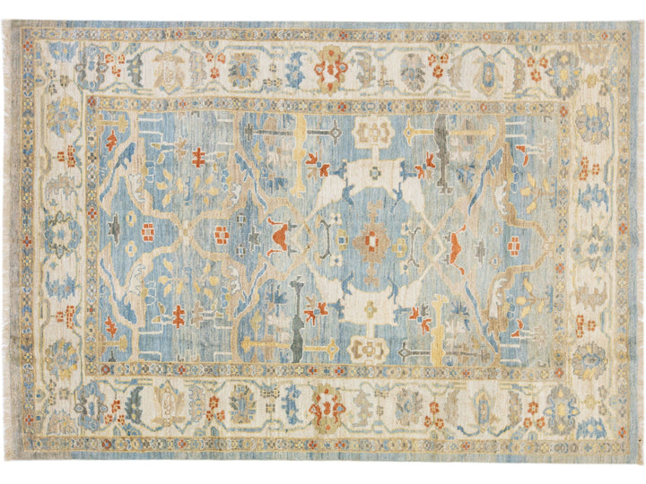 Modern Sultanabad Wool Rug 7 X 10