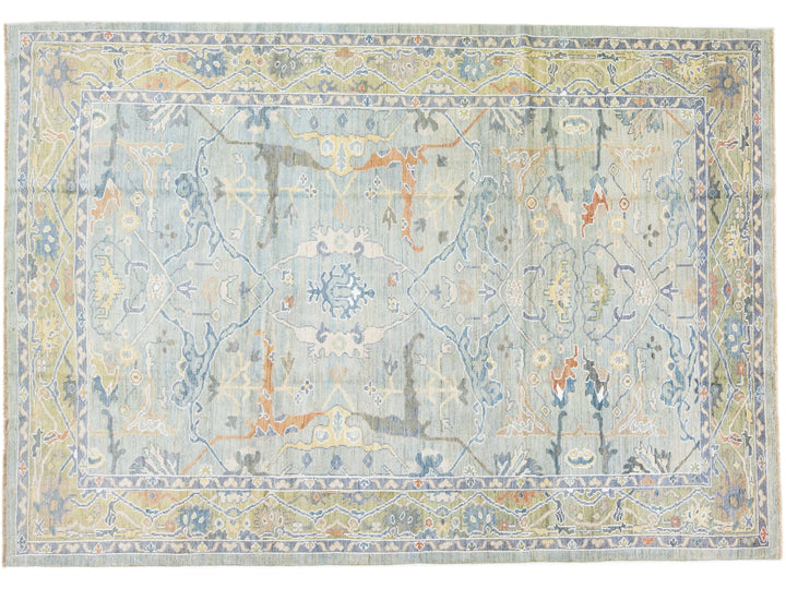 Modern Sultanabad Wool Rug 9 X 12