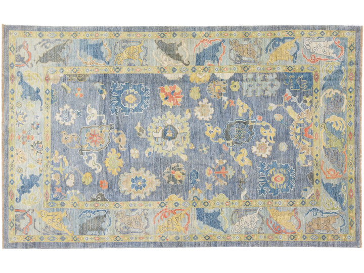Modern Sultanabad Wool Rug 6 X 10