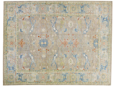 Modern Sultanabad Wool Rug 15 X 19