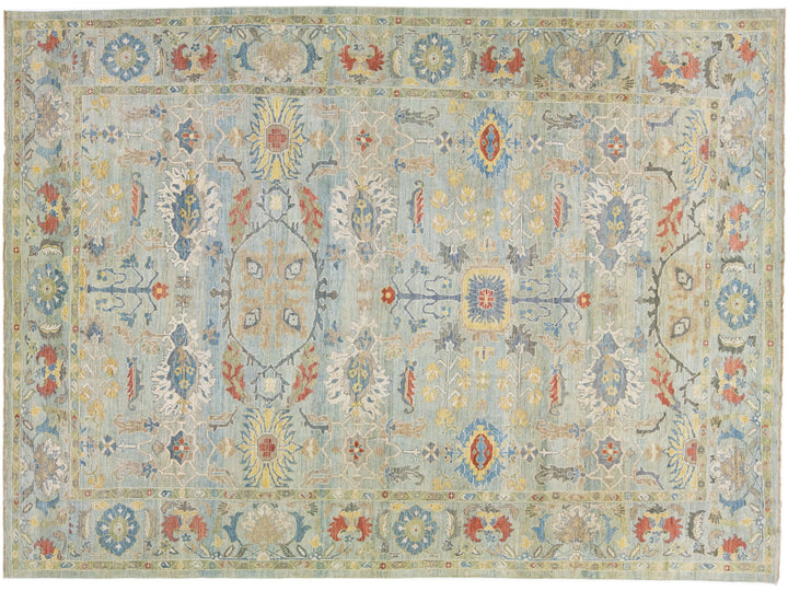 Modern Sultanabad Wool Rug 12 X 16