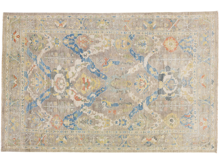 Modern Sultanabad Rug 9 X 13
