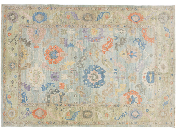 Modern Sultanabad Wool Rug 10 X 15
