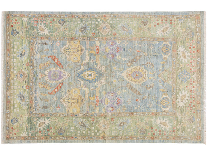 Modern Sultanabad Wool Rug 7 X 10