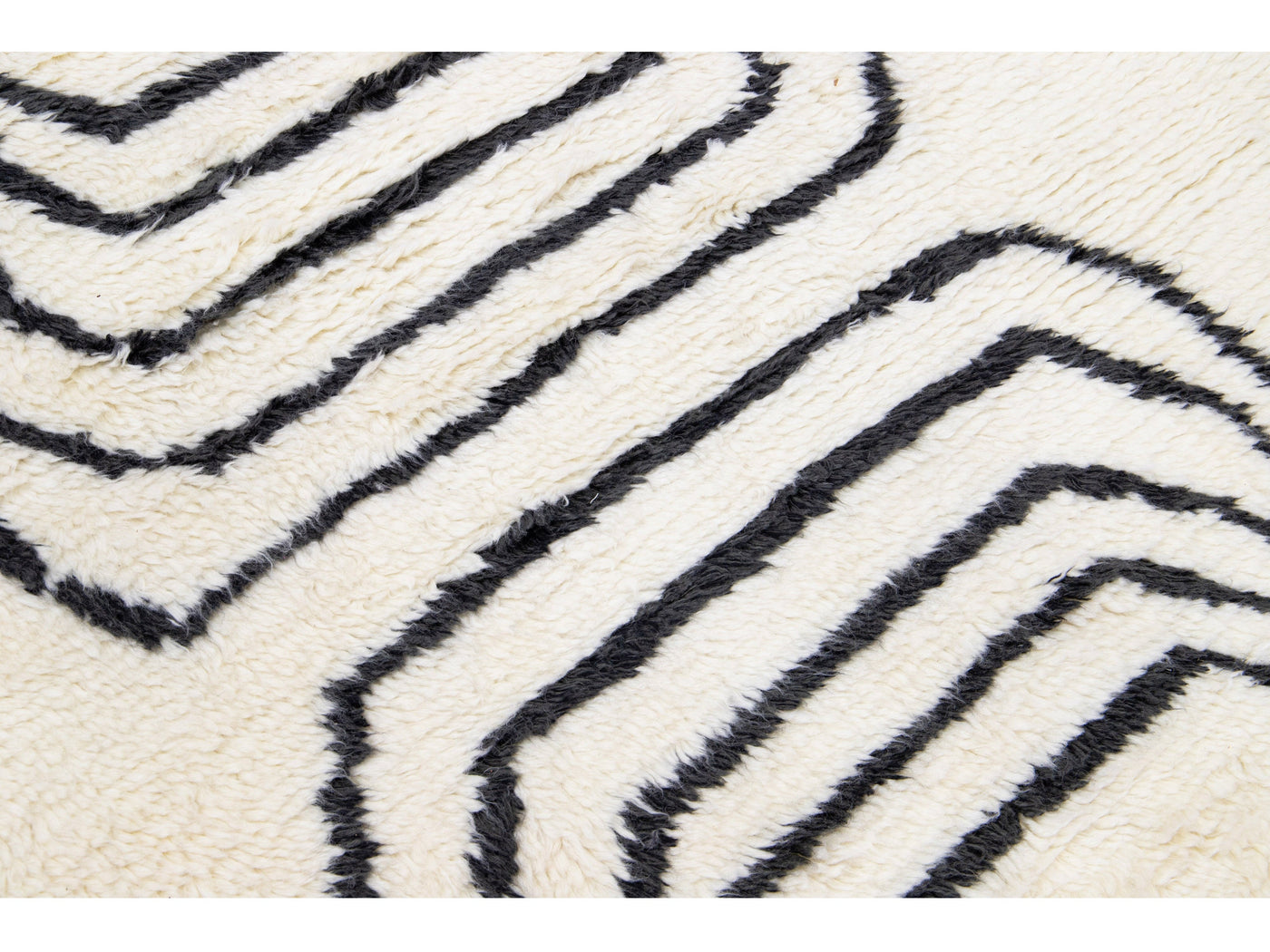 Modern Moroccan Wool Rug 5 X 8