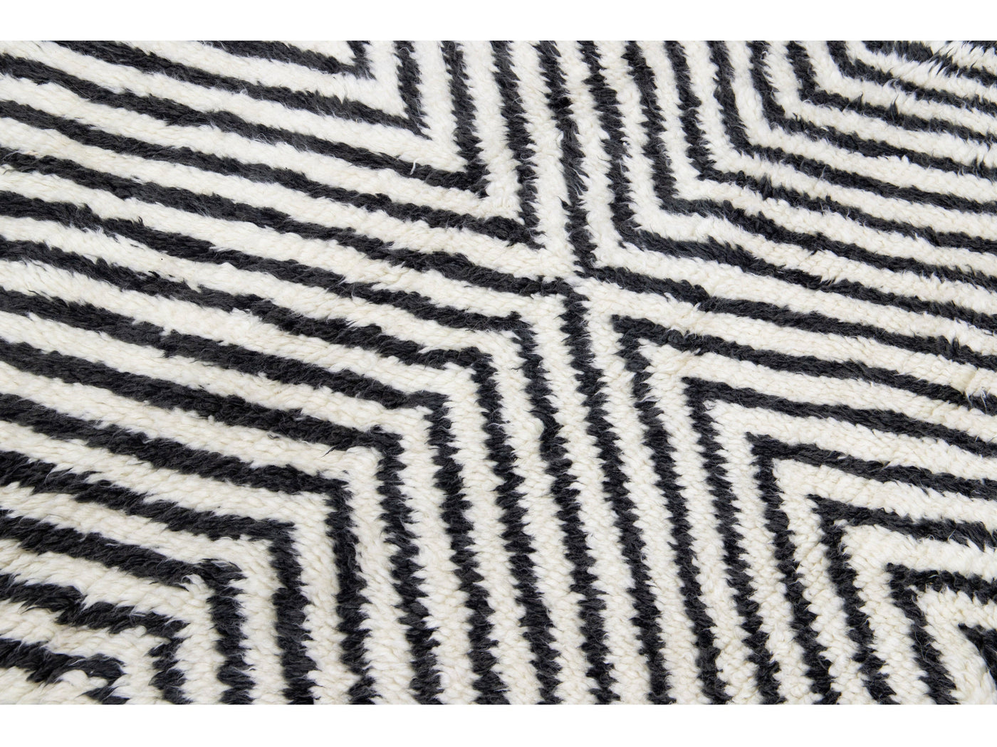 Modern Moroccan Wool Rug 5 X 8