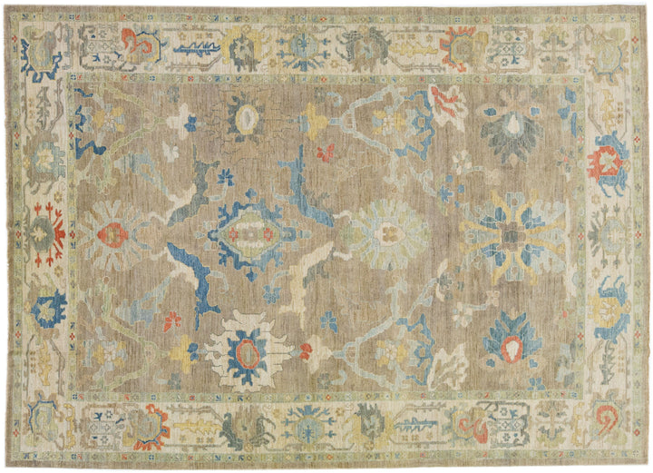 Modern Sultanabad Wool Rug 10 X 14