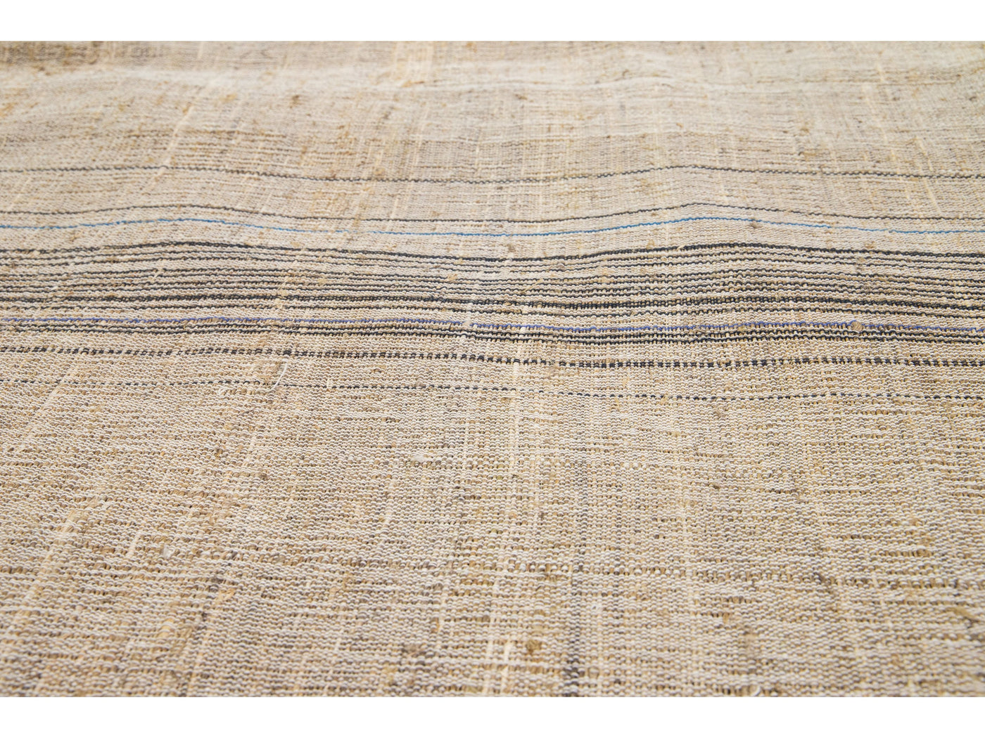 Modern Kilim Flatweave Wool Rug 10 X 13