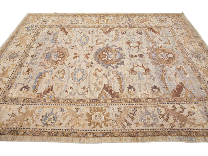 Modern Sultanabad Wool Rug 8 X 10