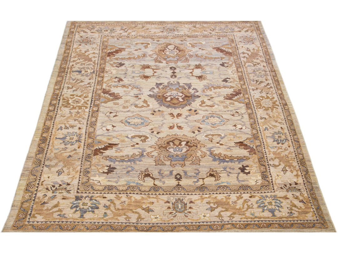 Modern Sultanabad Wool Rug 8 X 10