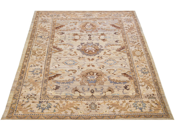 Modern Sultanabad Wool Rug 8 X 10