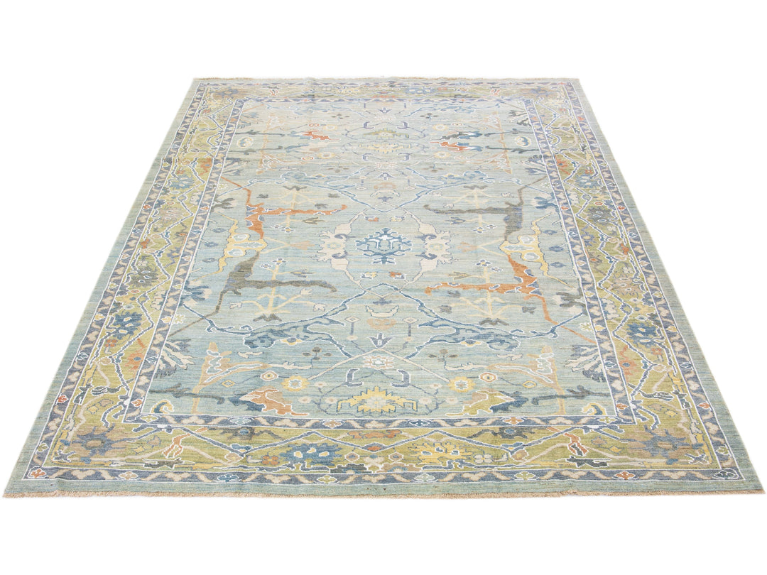 Modern Sultanabad Wool Rug 9 X 12