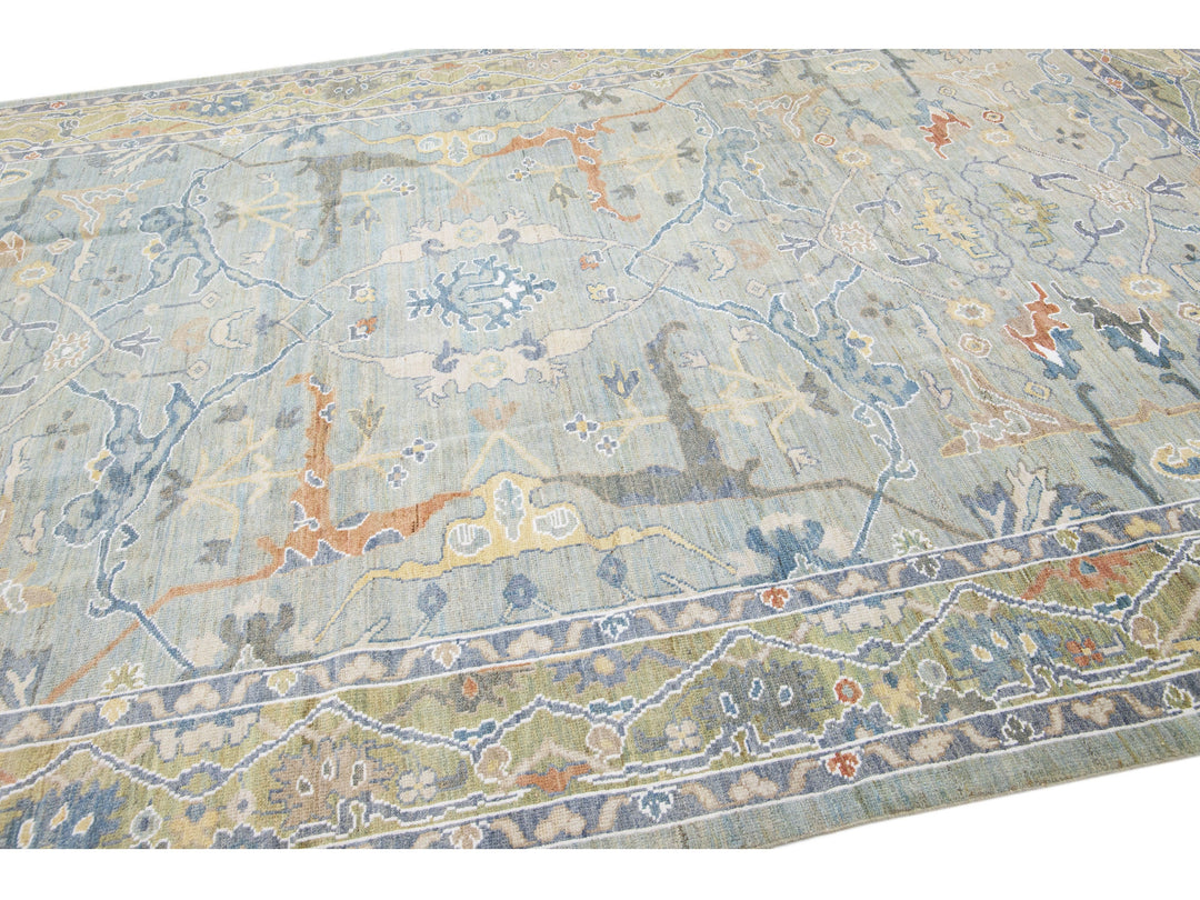 Modern Sultanabad Wool Rug 9 X 12