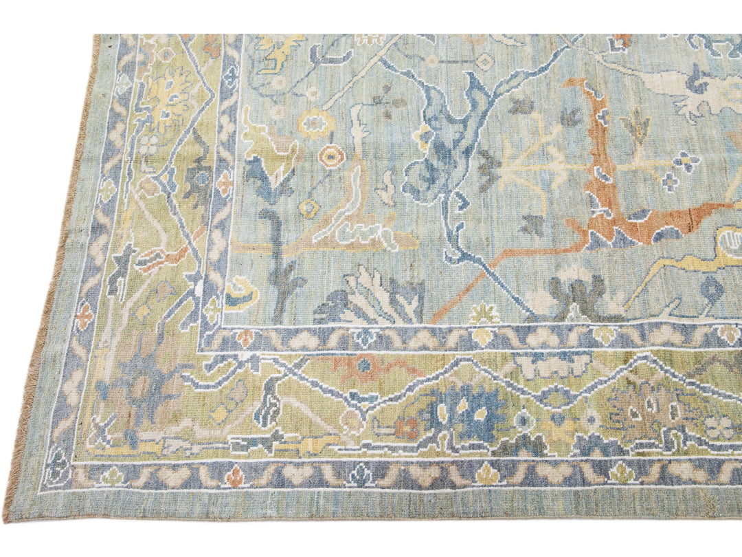 Modern Sultanabad Wool Rug 9 X 12
