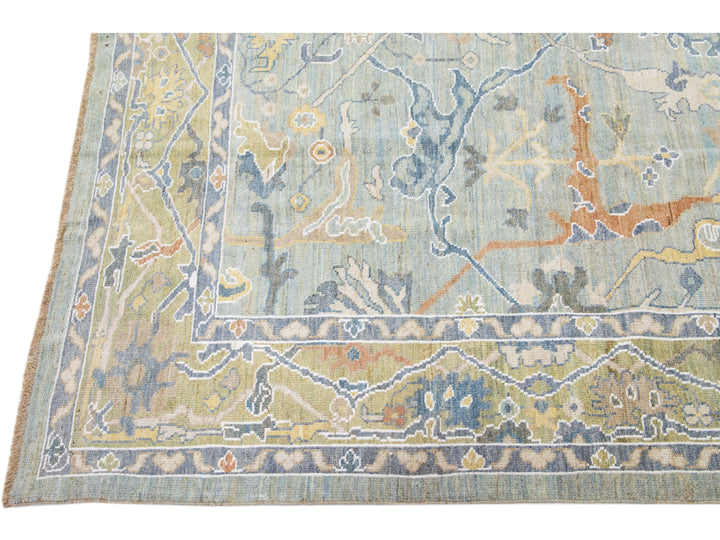 Modern Sultanabad Wool Rug 9 X 12