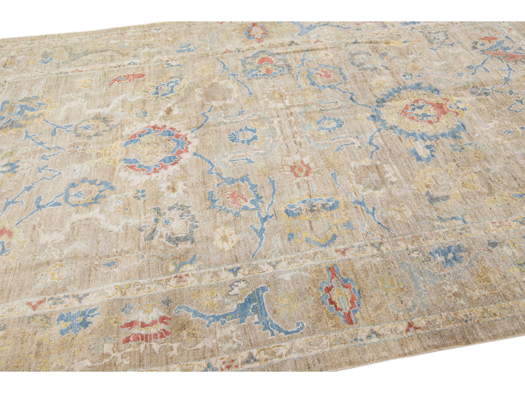 Modern Sultanabad Wool Rug 6 X 10