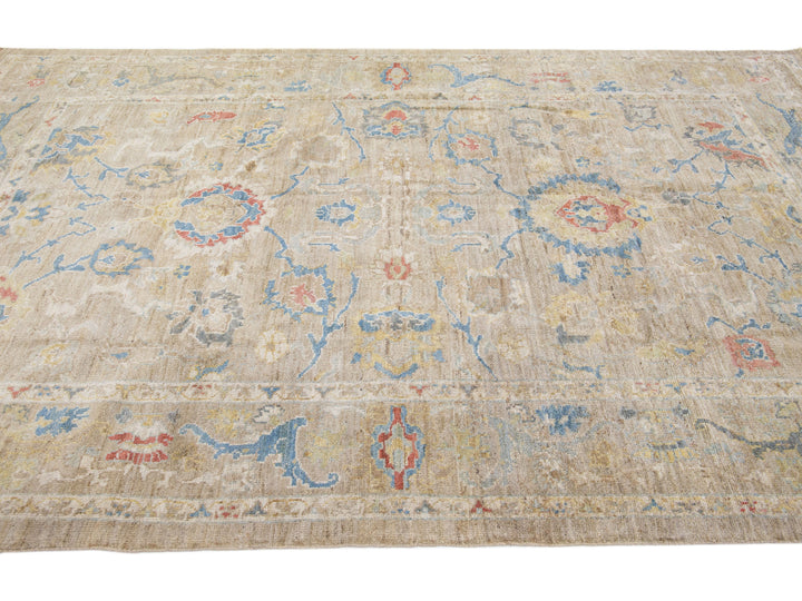 Modern Sultanabad Wool Rug 6 X 10