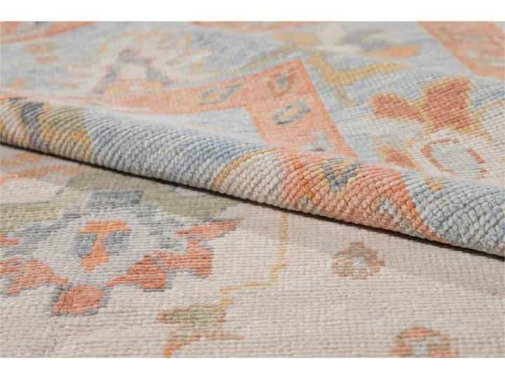 Modern Oushak Wool Rug 6 X 19