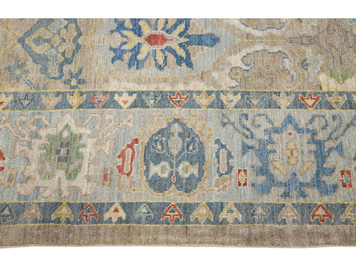 Modern Sultanabad Wool Rug 9 X 12