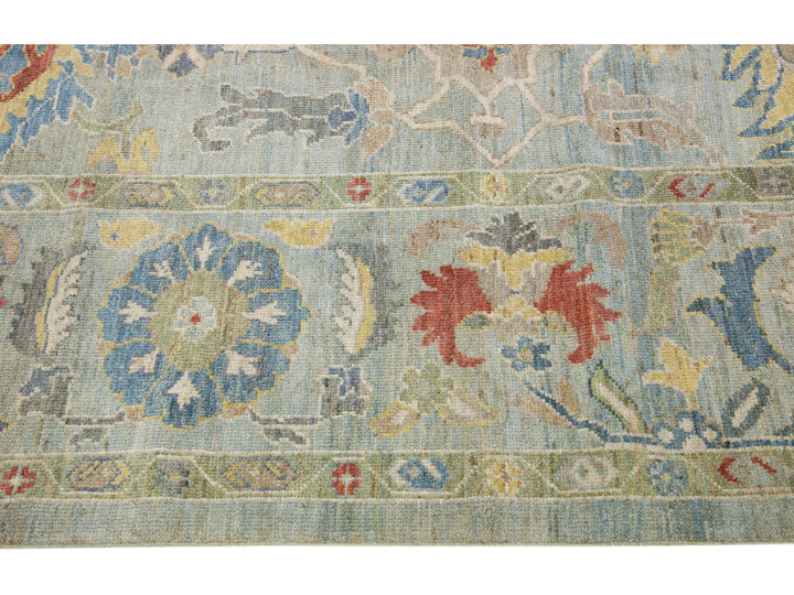 Modern Sultanabad Wool Rug 12 X 16