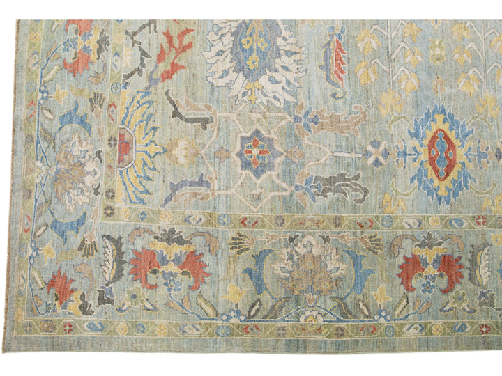 Modern Sultanabad Wool Rug 12 X 16