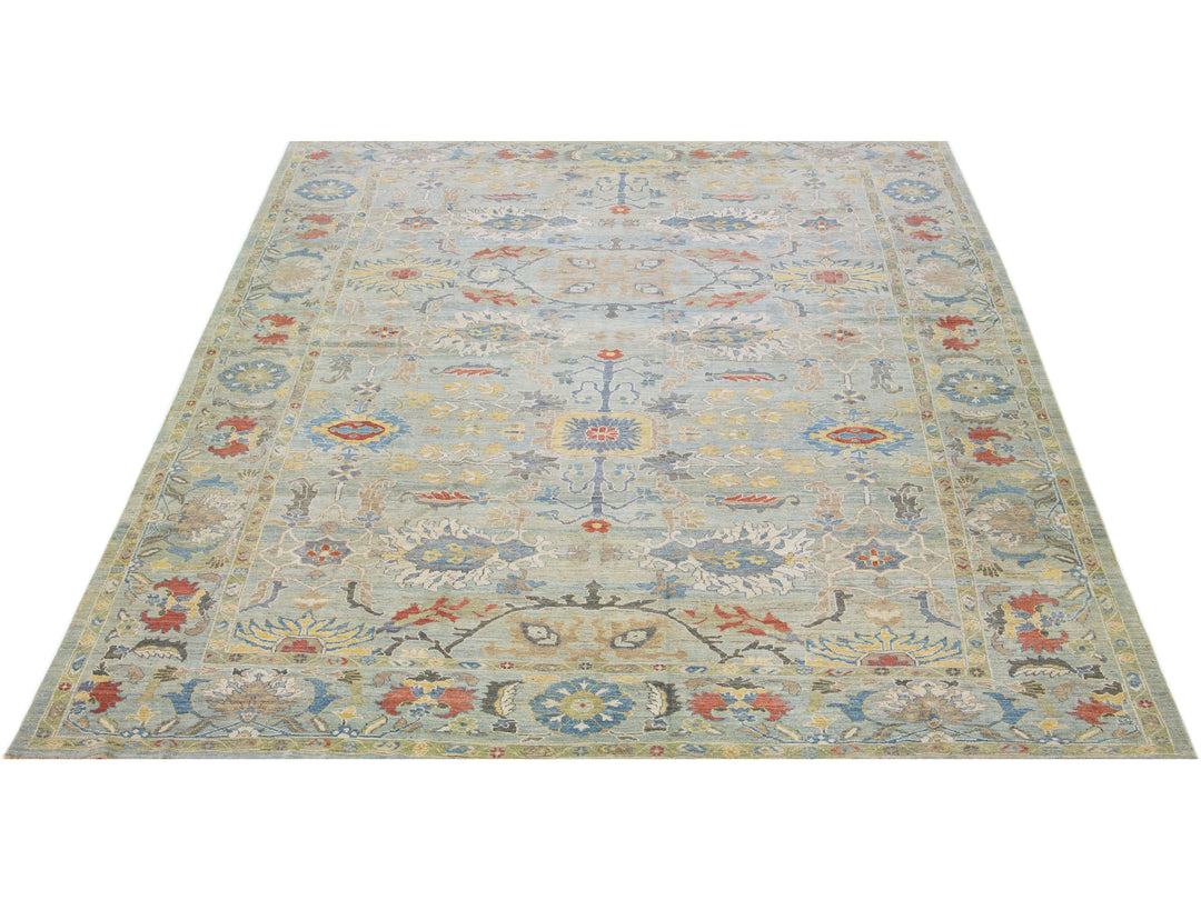 Modern Sultanabad Wool Rug 12 X 16
