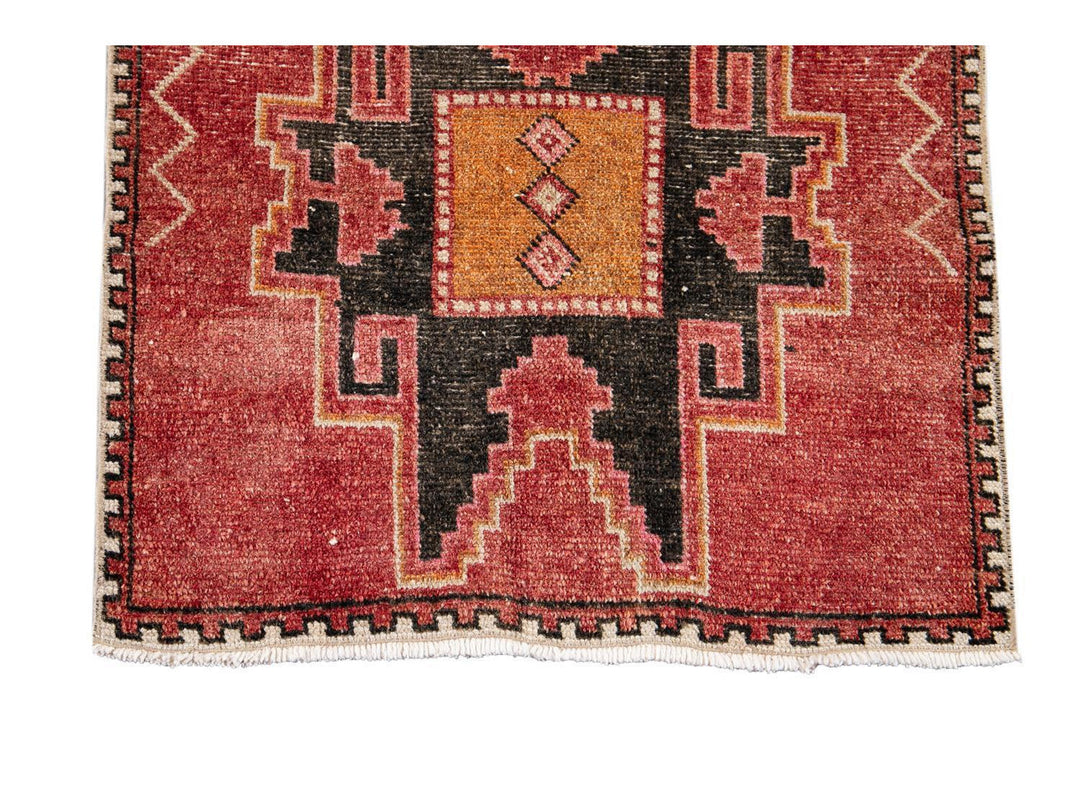 Mid 20th Century Vintage Turkish Wool Runner Rug, 3 X 12