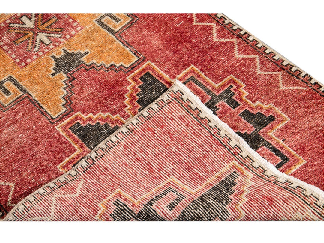 Mid 20th Century Vintage Turkish Wool Runner Rug, 3 X 12