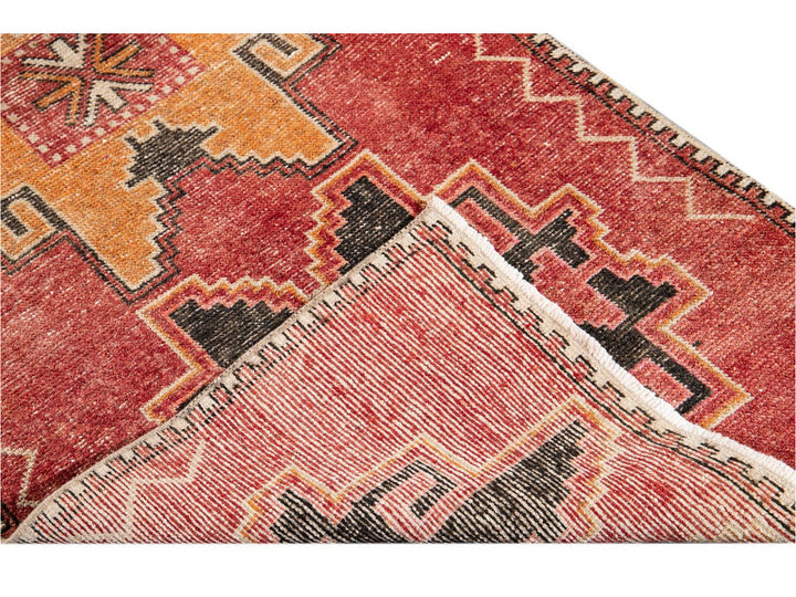 Mid 20th Century Vintage Turkish Wool Runner Rug, 3 X 12