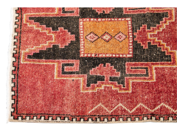 Mid 20th Century Vintage Turkish Wool Runner Rug, 3 X 12