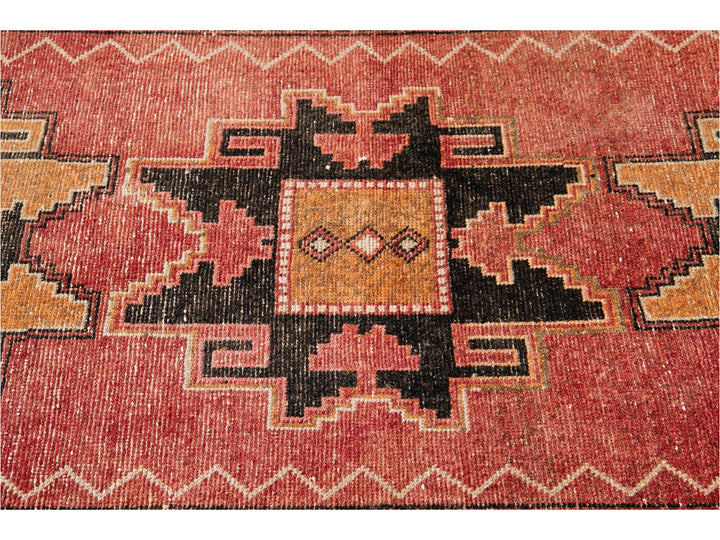 Mid 20th Century Vintage Turkish Wool Runner Rug, 3 X 12