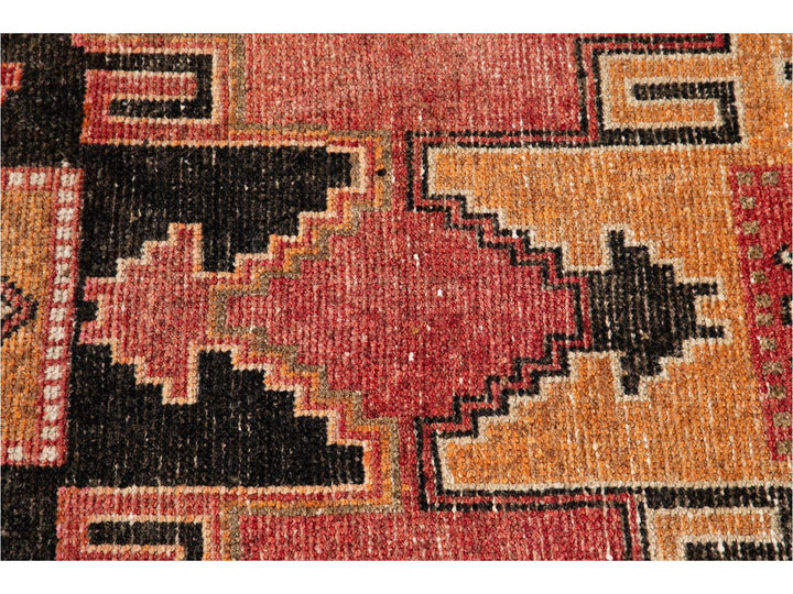 Mid 20th Century Vintage Turkish Wool Runner Rug, 3 X 12