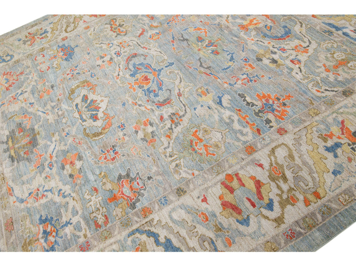 Modern Sultanabad Wool Rug 9 X 10
